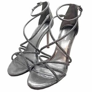 Gianni Bini Silver Sparkle Heels